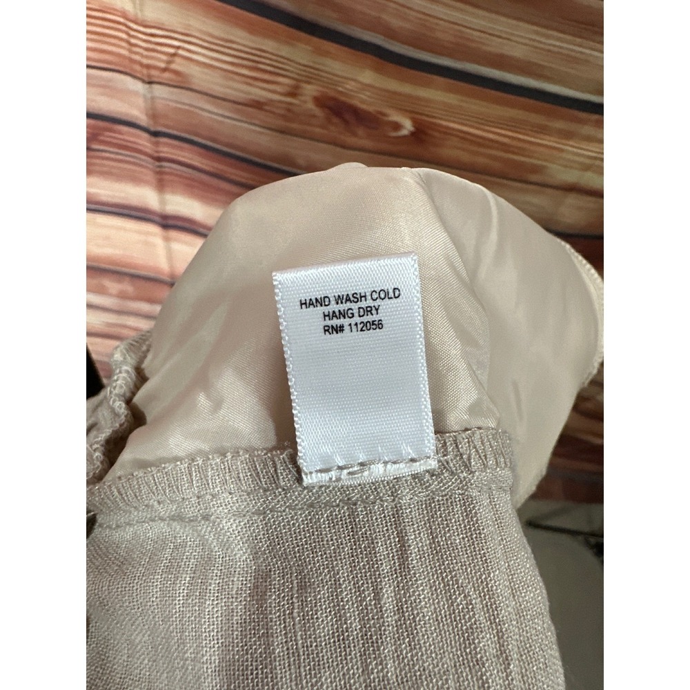 Zenana Women Ash Mocha Wide Leg Drawstring Waist Textured Pants Small - Picture 8 of 9